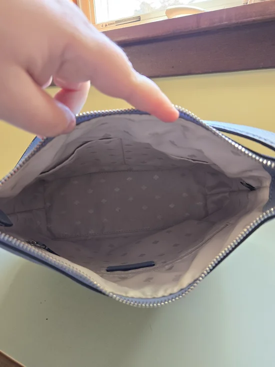 KATE SPADE Bailey Light Blue Leather Shoulder Bag - Picture 13 of 13